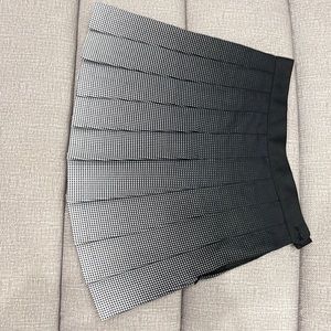 American Apparel black and white polka dot tennis skirt